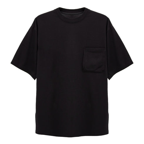 GOOPiMADE 3D-Form Pocket Tee Black M_model-02 Degli Uberti